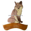 IWP69 Buy Bulk Intarsia Wooden Decoration Door Plate Plauge Room Sign Wholesale Vietnam Wolf