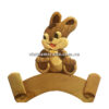 IWP83 Buy Bulk Intarsia Wooden Decoration Door Plate Plauge Room Sign Wholesale Vietnam Rabbit