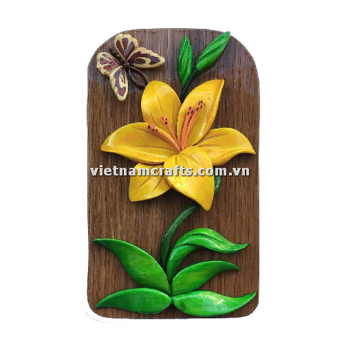 IB225 Intarsia Wood Art Wholesale Secret Wooden Scroll Saw Puzzle Box Manufacture Handcrafted Wooden Supplier Made In Vietnam Flower