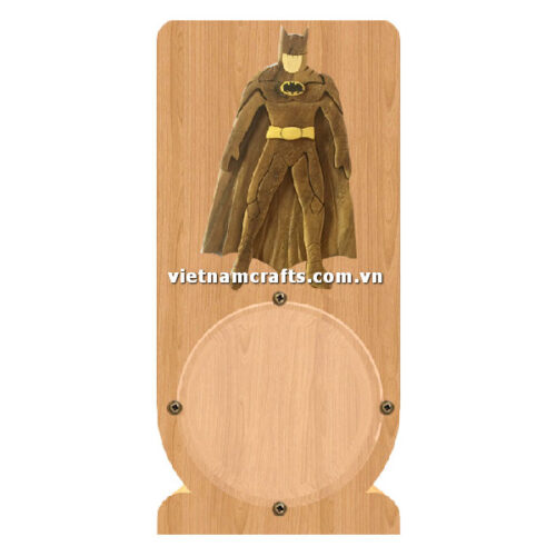 PGB02 Wholesale Scroll Saw Intarsia Wood Art Money Saving Wooden Box Piggy Bank Design Batman (1)