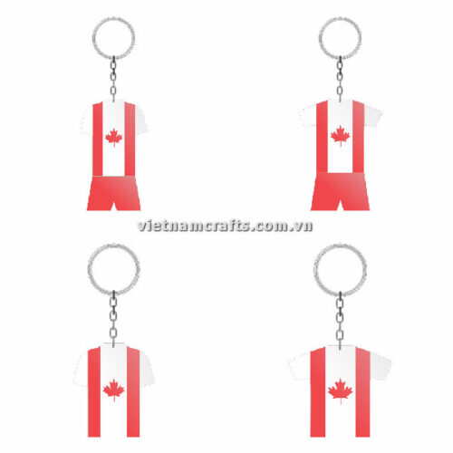 Wholesale World Cup 2022 Qatar Mechadise Buy Bulk Double Sided Acrylic Keychain Souvenir Football Kit Canada Keyring