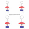 Wholesale World Cup 2022 Qatar Mechadise Buy Bulk Double Sided Acrylic Keychain Souvenir Football Kit Croatia Keyring