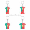 Wholesale World Cup 2022 Qatar Mechadise Buy Bulk Double Sided Acrylic Keychain Souvenir Football Kit Portugal Keyring