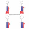 Wholesale World Cup 2022 Qatar Mechadise Buy Bulk Double Sided Acrylic Keychain Souvenir Football Kit Serbia Keyring