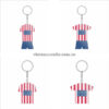 Wholesale World Cup 2022 Qatar Mechadise Buy Bulk Double Sided Acrylic Keychain Souvenir Football Kit United States Keyring