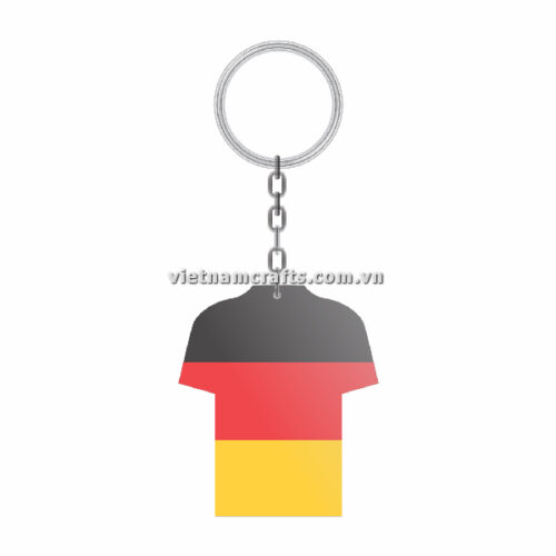 Wholesale World Cup 2022 Qatar Mechadise Buy Bulk Double Sided Acrylic Keychain Souvenir National Football Kit Germany Keychain 3