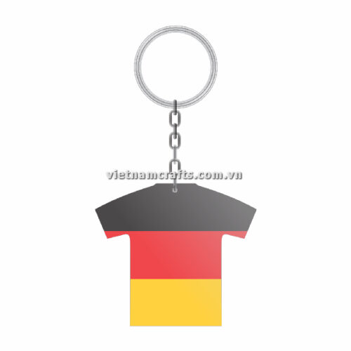 Wholesale World Cup 2022 Qatar Mechadise Buy Bulk Double Sided Acrylic Keychain Souvenir National Football Kit Germany Keychain 4