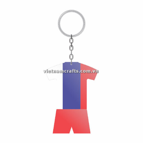 Wholesale World Cup 2022 Qatar Mechadise Buy Bulk Double Sided Acrylic Keychain Souvenir National Football Kit Serbia Keychain 2