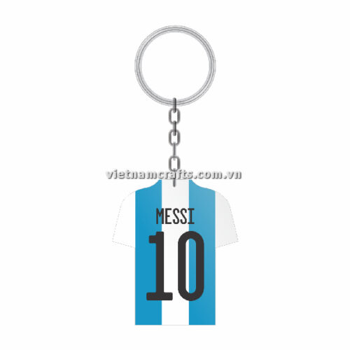 Wholesale World Cup 2022 Qatar Mechadise Buy Bulk Souvenir National Football Team Argentina Kit Messi Double Sided Acrylic Keychain (3)