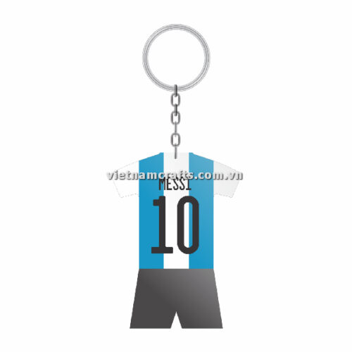 Wholesale World Cup 2022 Qatar Mechadise Buy Bulk Souvenir National Football Team Argentina Kit Messi Double Sided Acrylic Keychain (4)
