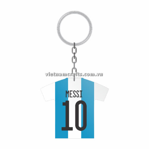 Wholesale World Cup 2022 Qatar Mechadise Buy Bulk Souvenir National Football Team Argentina Kit Messi Double Sided Acrylic Keychain (5)