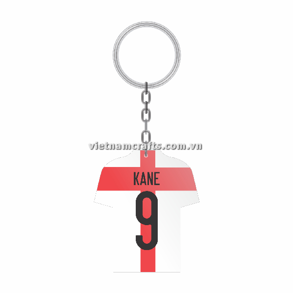 England Flag Team Kit Uniform Kane Shirt Double Sided Acrylic Keychain -  Vietnam Crafts, Wholesale 3D Pop Up Cards, Buffalo Horn Jewelry