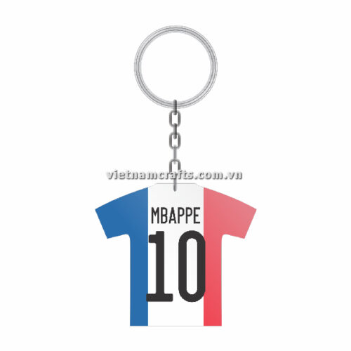 Wholesale World Cup 2022 Qatar Mechadise Buy Bulk Souvenir National Football Team France Kit Mbappe Double Sided Acrylic Keychain (5)