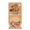 PGB116 Wholesale Scroll Saw Intarsia Wood Art Money Saving Wooden Box Piggy Bank Design Snow Man (1)