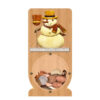 PGB117 Wholesale Scroll Saw Intarsia Wood Art Money Saving Wooden Box Piggy Bank Design Snow Man (1)