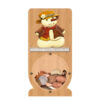 PGB118 Wholesale Scroll Saw Intarsia Wood Art Money Saving Wooden Box Piggy Bank Design Snow Woman (1)