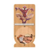 PGB120 Wholesale Scroll Saw Intarsia Wood Art Money Saving Wooden Box Piggy Bank Design Spiderman (1)