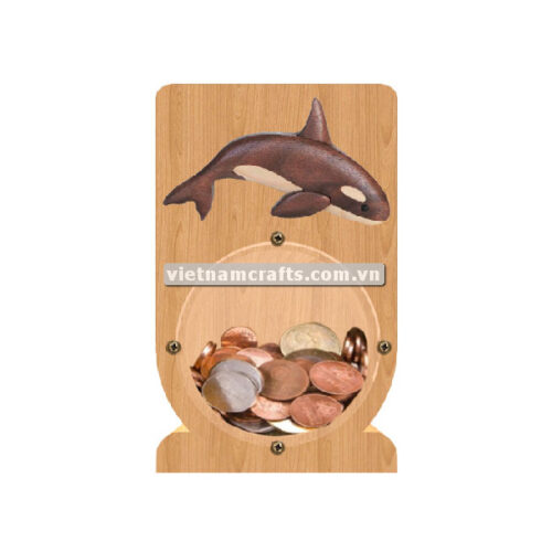 PGB136 Wholesale Scroll Saw Intarsia Wood Art Money Saving Wooden Box Piggy Bank Design Whale (1)