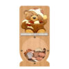 PGB20 Wholesale Scroll Saw Intarsia Wood Art Money Saving Wooden Box Piggy Bank Design Christmas Teddy Bear (1)