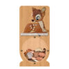 PGB30 Wholesale Scroll Saw Intarsia Wood Art Money Saving Wooden Box Piggy Bank Design Deer (1)