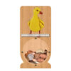PGB41 Wholesale Scroll Saw Intarsia Wood Art Money Saving Wooden Box Piggy Bank Design Duck (1)