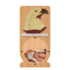 PGB42 Wholesale Scroll Saw Intarsia Wood Art Money Saving Wooden Box Piggy Bank Design Eagle (1)