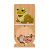 PGB48 Wholesale Scroll Saw Intarsia Wood Art Money Saving Wooden Box Piggy Bank Design Frog (1)