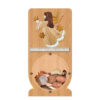 PGB71 Wholesale Scroll Saw Intarsia Wood Art Money Saving Wooden Box Piggy Bank Design Lovely Angel (1)