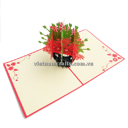 FL44 Buy Custom 3d Pop Up Greeting Cards Thank you Foldable Vanlentine Love Surprised Pop Up Card (3)