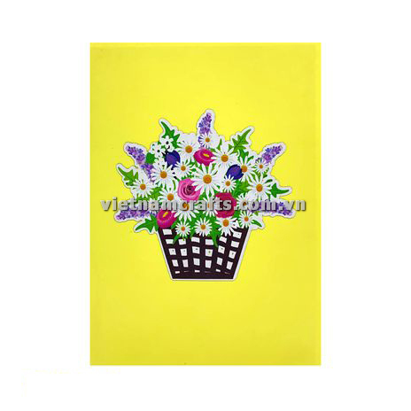 FL47 Buy Custom 3d Pop Up Greeting Cards Thank you Foldable Vanlentine Love Surprised Pop Up Card Daisy (2)