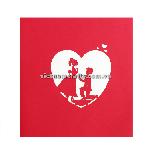 LW21 Buy Custom 3d Pop Up Greeting Cards Love 3d Foldable Personalized Valentine Pop Up Card Wedding Invitation Proposing(1)