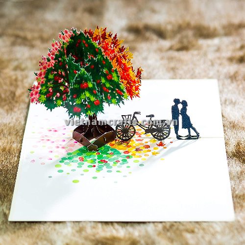 LW38 Buy Custom 3d Pop Up Greeting Cards Love 3d Foldable Personalized Valentine Pop Up Card Wedding Invitation (3)