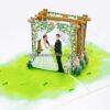LW40 Buy Custom 3d Pop Up Greeting Cards Love 3d Foldable Personalized Valentine Pop Up Card Wedding Invitation (3)