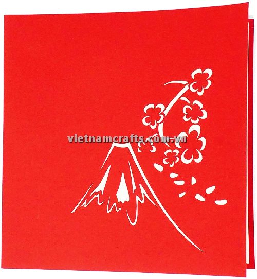 MA33 Buy 3d Pop Up Greeting Cards Mniature 3d Foldable Pop Up Card fuji Moutain (2)