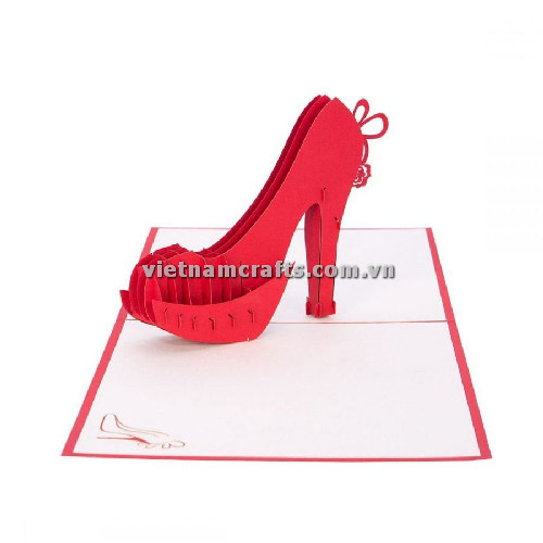 MA36 Buy 3d Pop Up Greeting Cards Mniature 3d Foldable Pop Up Card high heel (4)