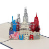 MA38 Buy 3d Pop Up Greeting Cards Mniature 3d Foldable Pop Up Card USA (4)