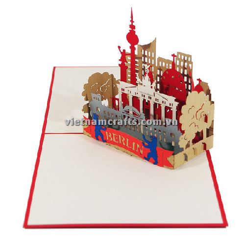 MA39 Buy 3d Pop Up Greeting Cards Mniature 3d Foldable Pop Up Card Berlin (3)
