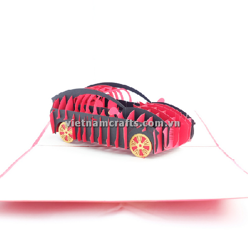 MA50 Buy 3d Pop Up Greeting Cards Mniature 3d Foldable Pop Up Card Slide Sport Car (1)