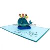 Pop Up Card Wholesale Vietnam 3d Cards Manufacture Children on Whale BD28 (2)