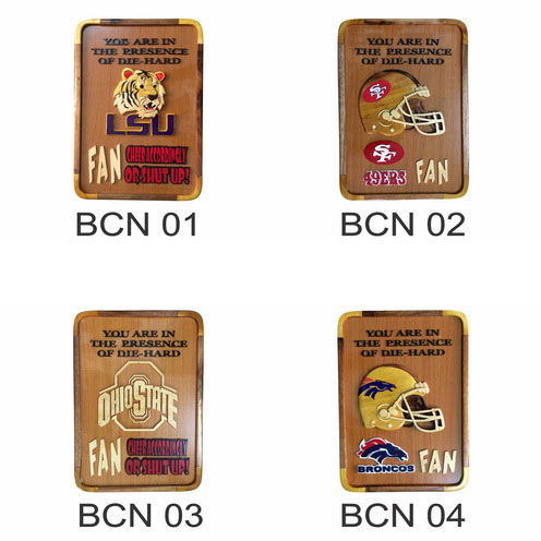 football teams 4 intarsia puzzle box